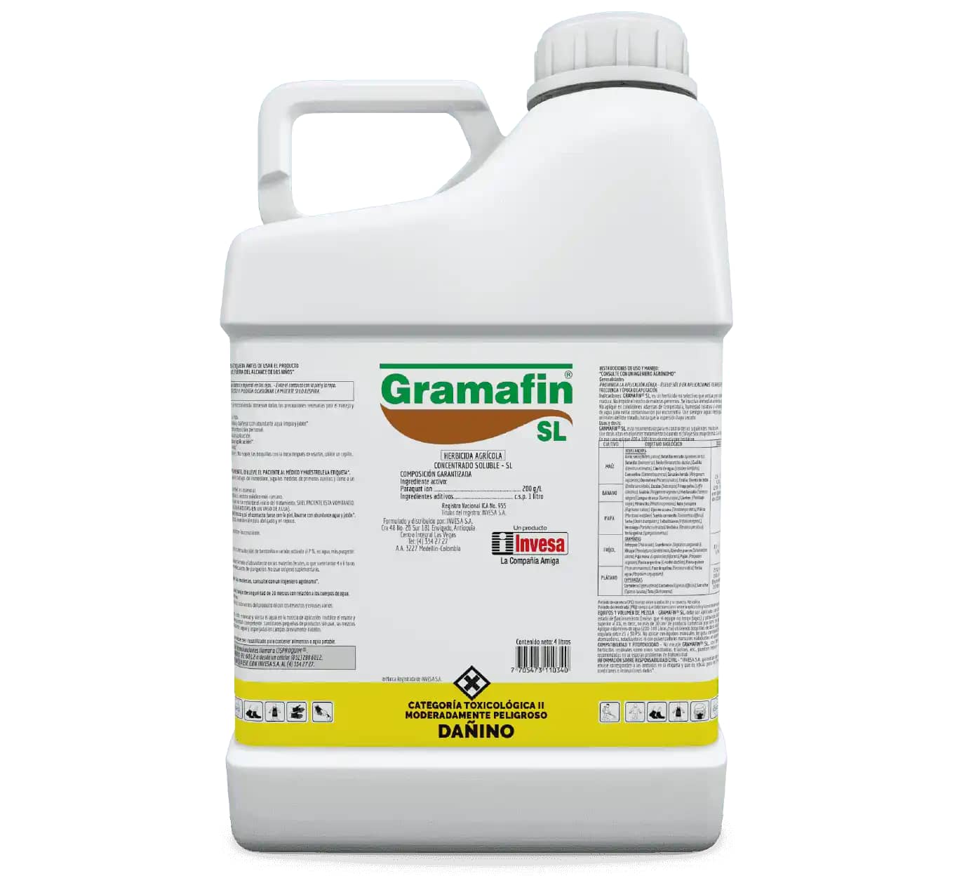 Herbicida Gramafin Sl x 4 Lt