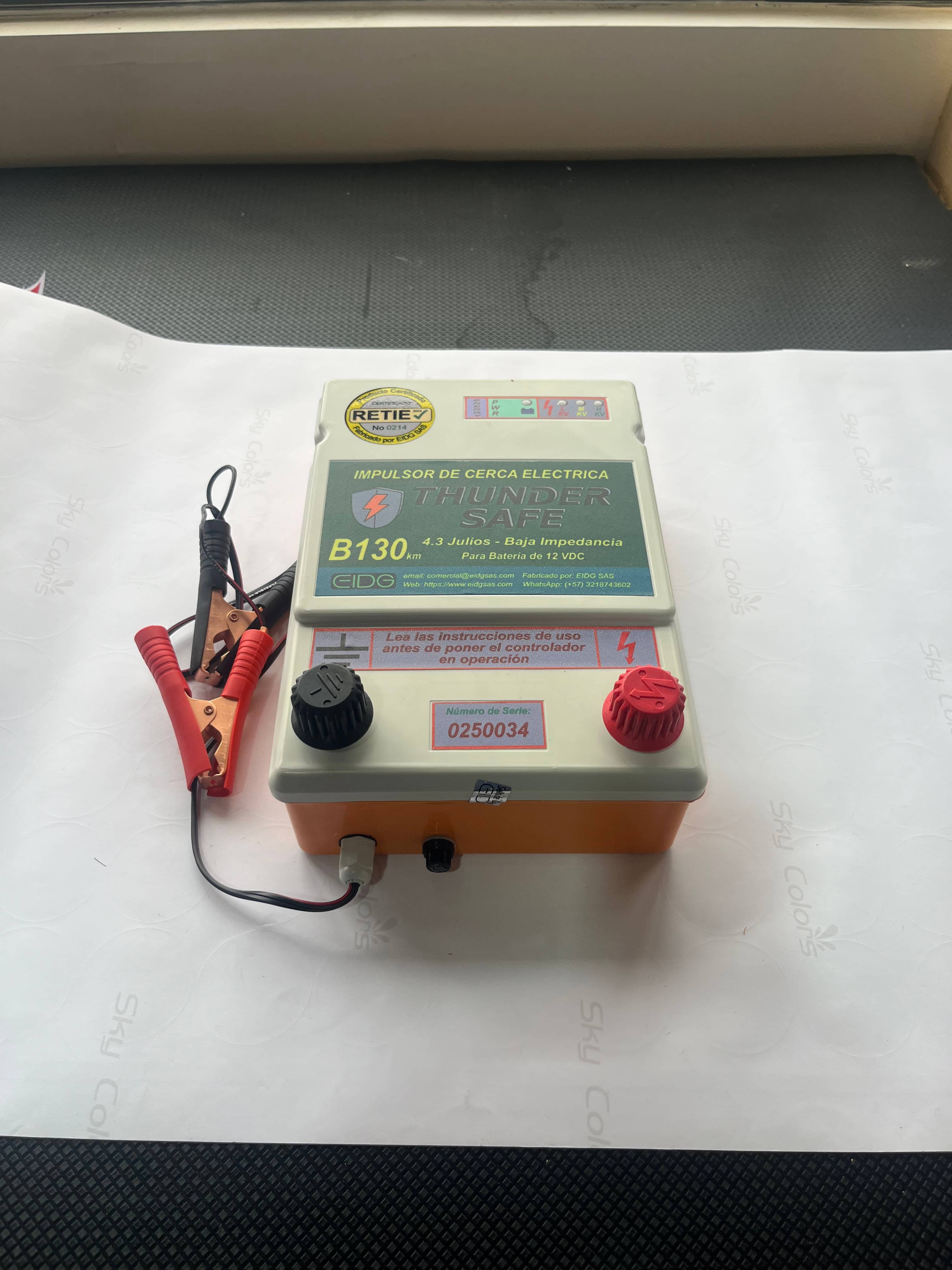 Impulsor de Cerca Eléctrica Thunder Safe B130