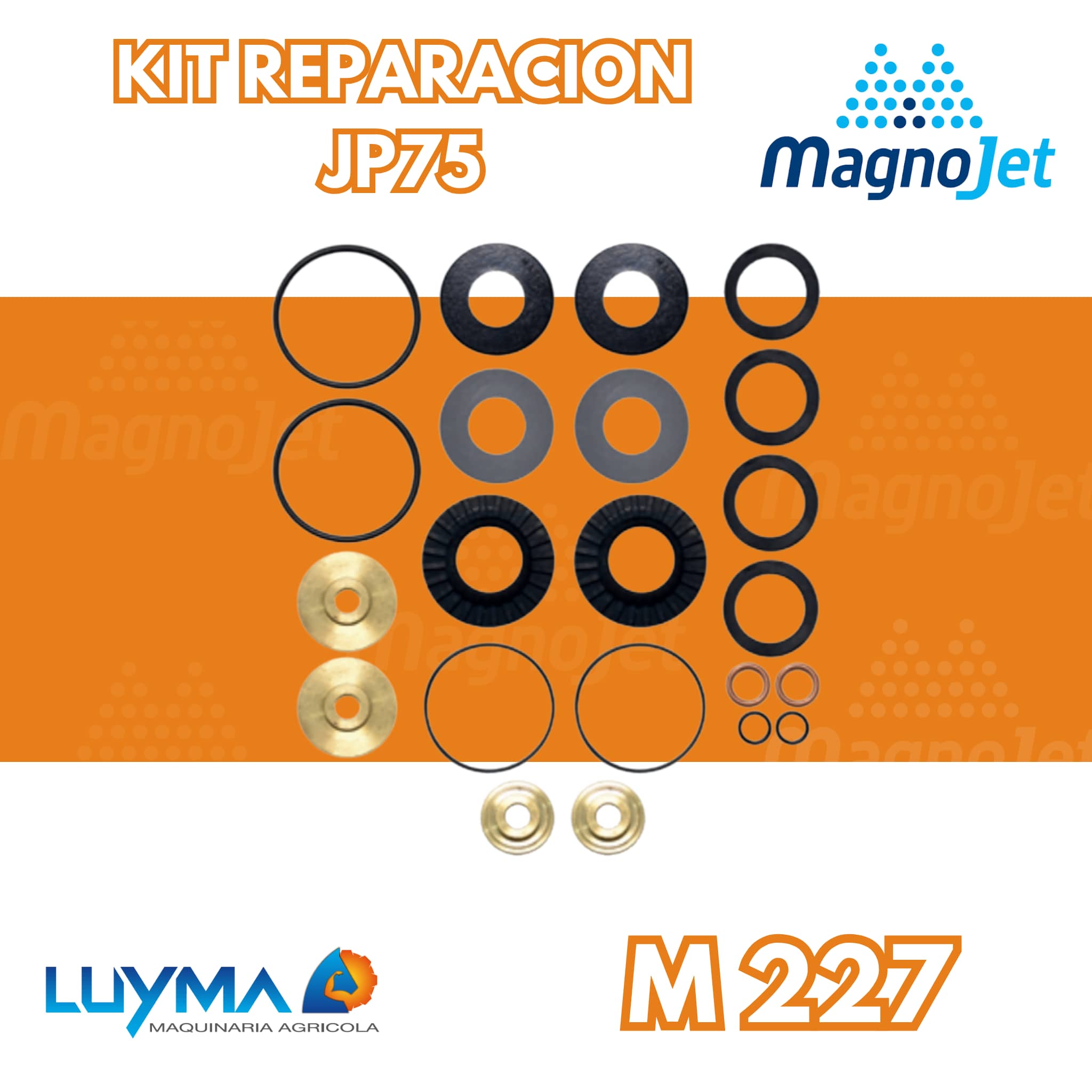 Kit Reparación Básico JP75 Jacto | Fumigadora