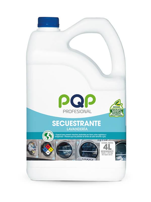 Secuestrante PQP Pro 4L – Protección y calidad en procesos de lavado