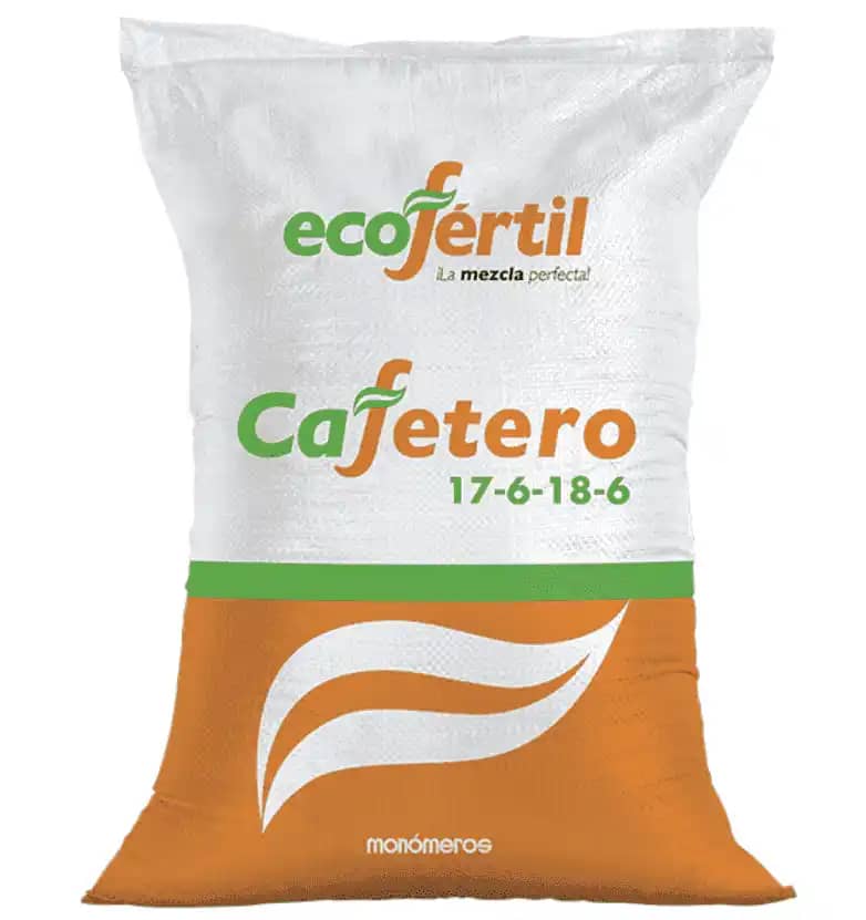 Fertilizante Cafetero 17-6-18-6 x 50 Kg - Ecofértil