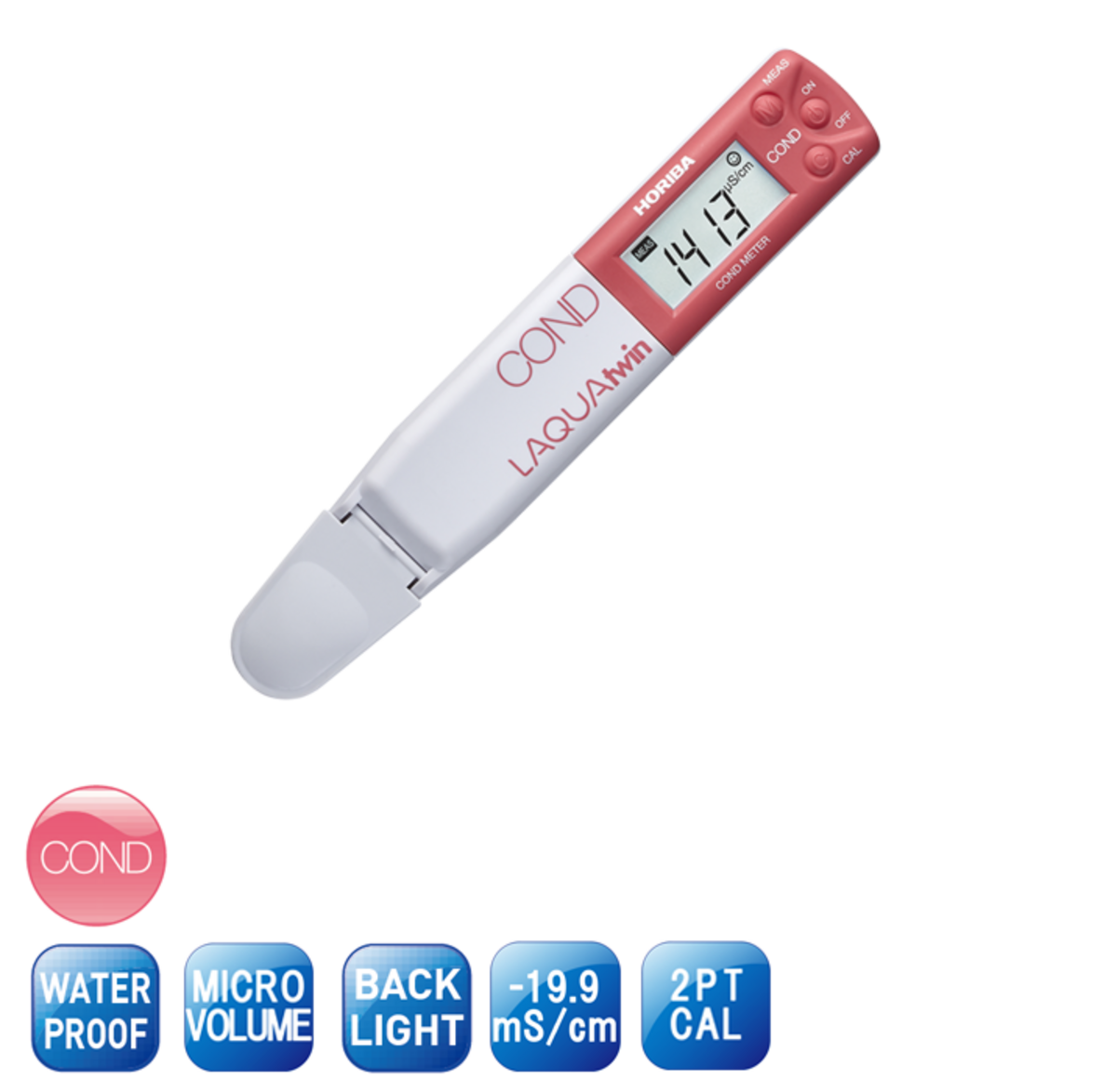 Horiba Kit LAQUAtwin con 6 medidores y soluciones de calibración