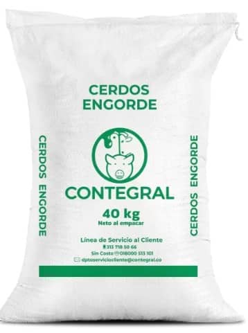 Alimento para cerdos de engorde x 40 kg - Contegral