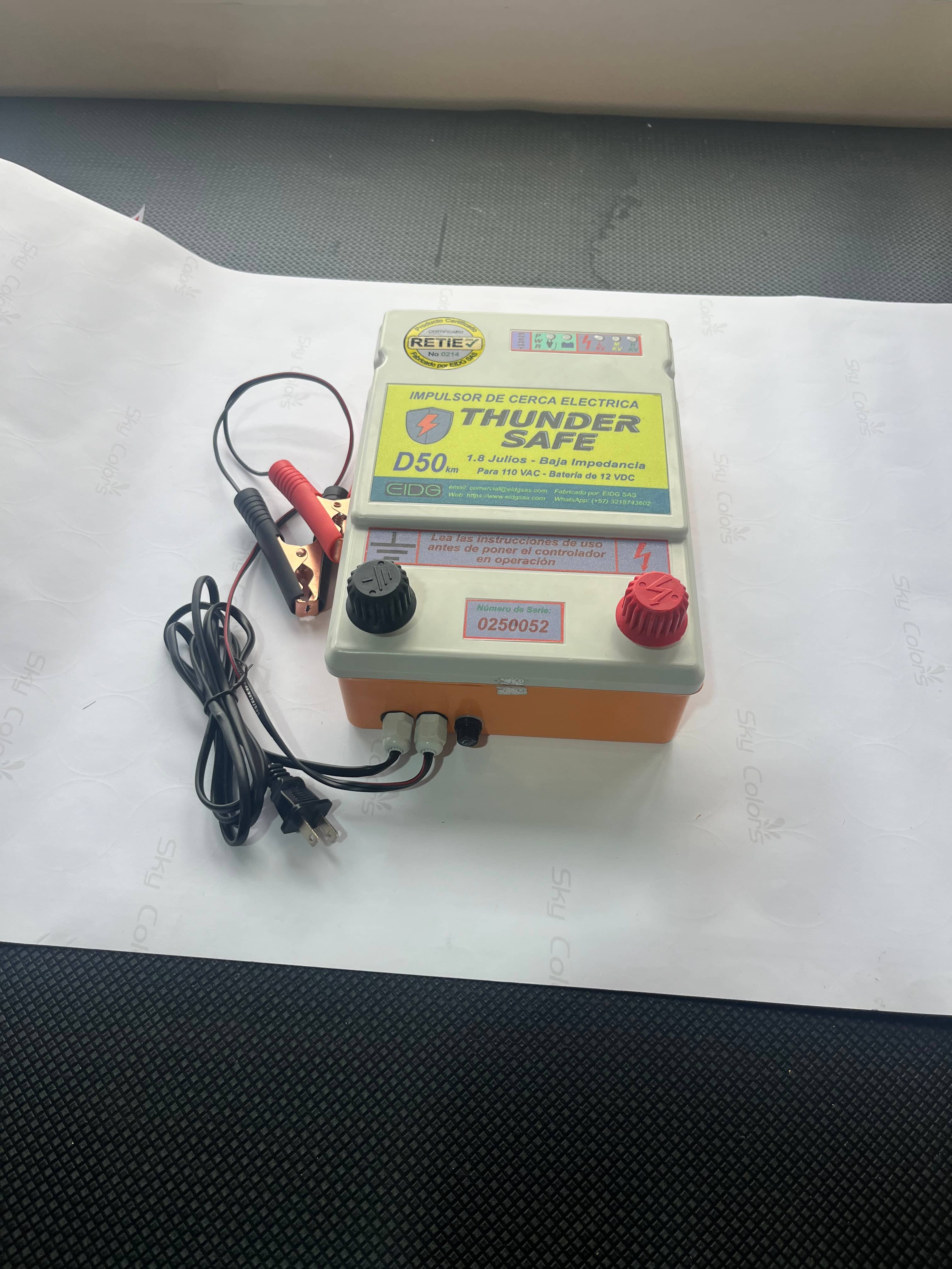 Impulsor de Cerca Eléctrica Thunder Safe D50KM