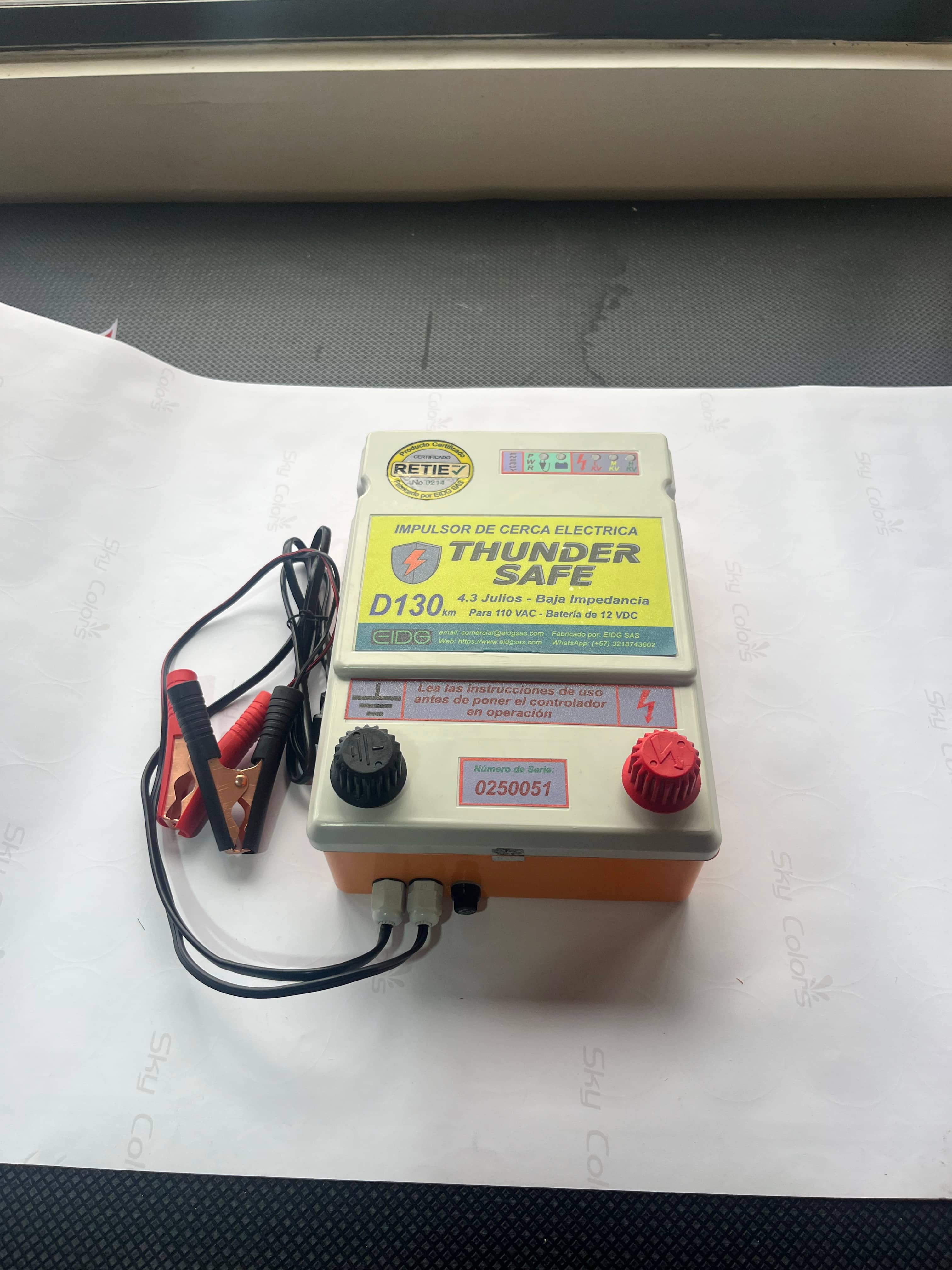 Impulsor de Cerca Eléctrica Thunder Safe D130KM