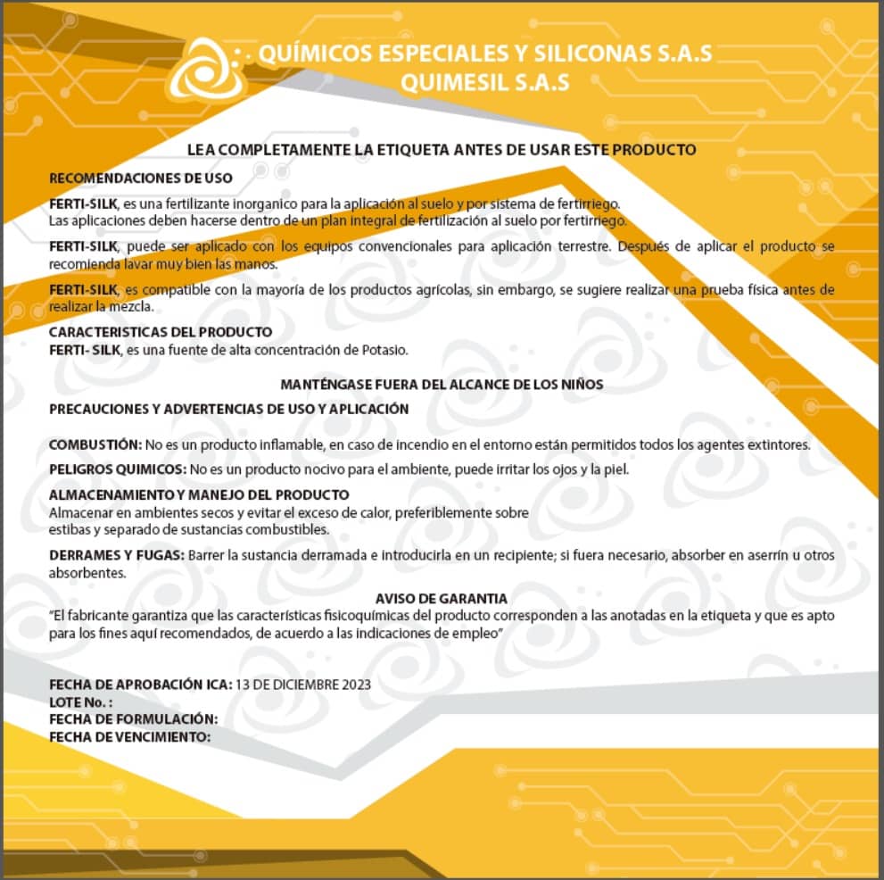 Ferti-Silk | Promotor de Nutrientes