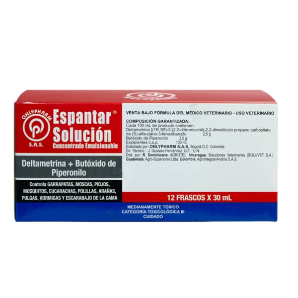 Espantar Solución 30 ml – Control rápido de parásitos