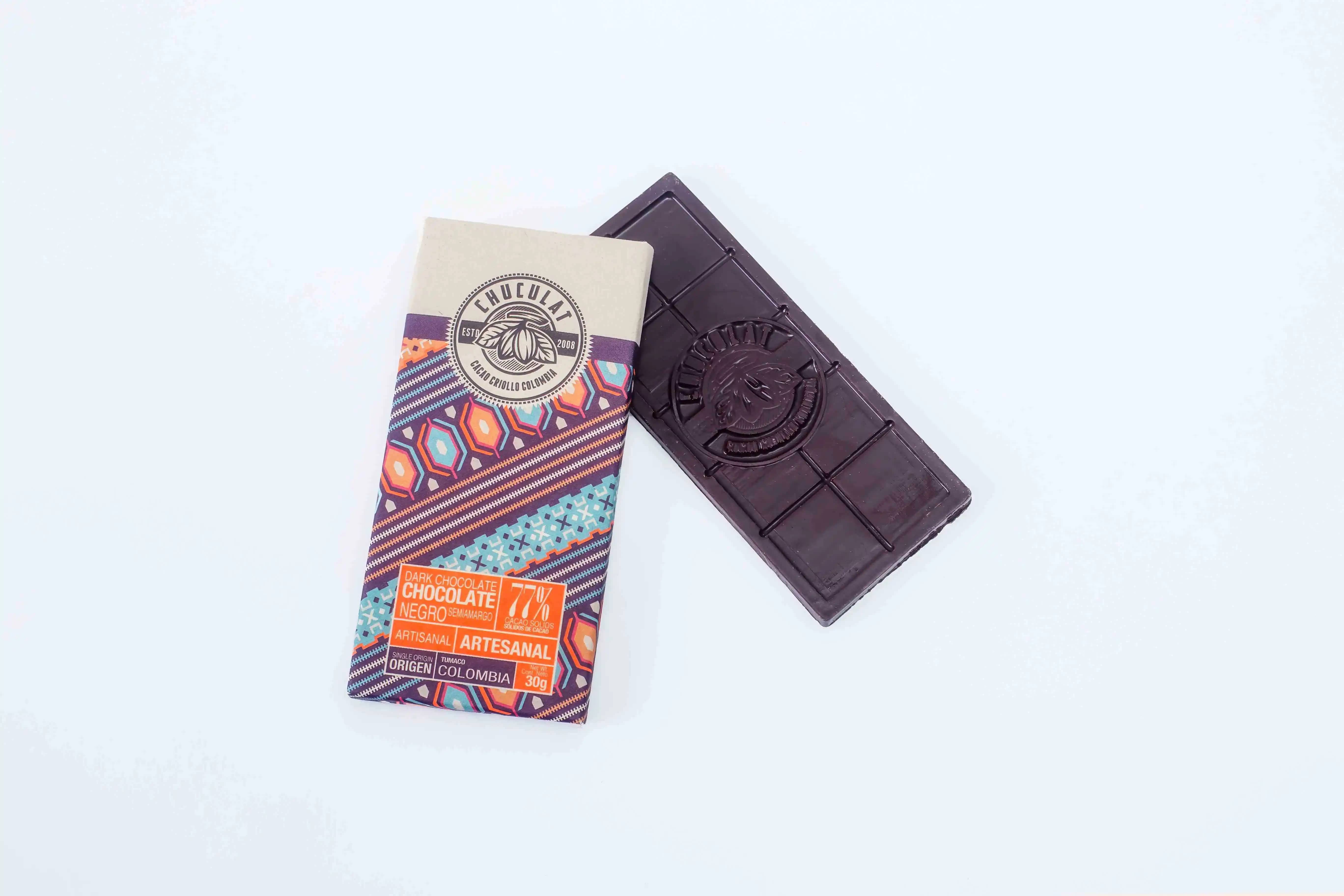 Tableta de chocolate - Origen Tumaco 77%