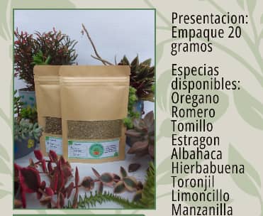 Polvo suelto Sabores del Jardín | Especias naturales 20 g