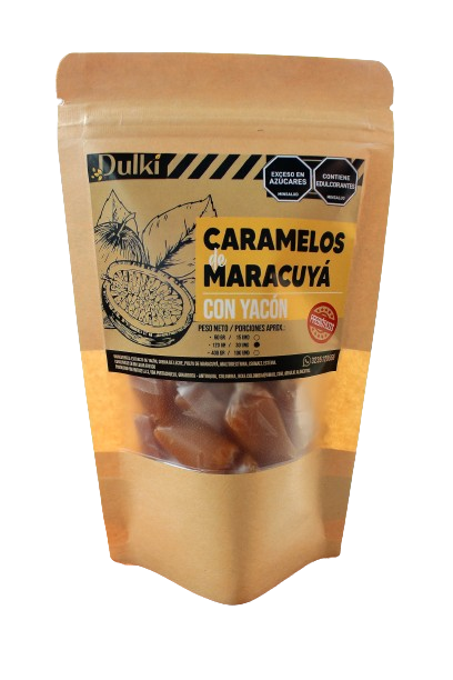 Caramelos de maracuyá y yacón x 120 Gr / 30 und. apx