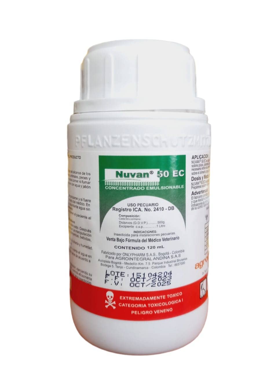 Nuvan 120 ml Bayer | Insecticida de amplio espectro