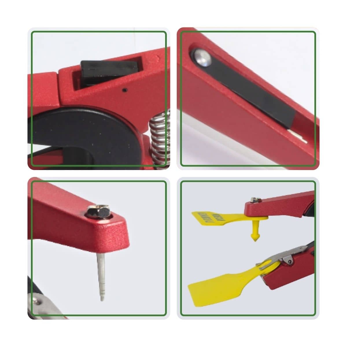 Pinza Chapeteadora Para Perforar Oreja De Animal