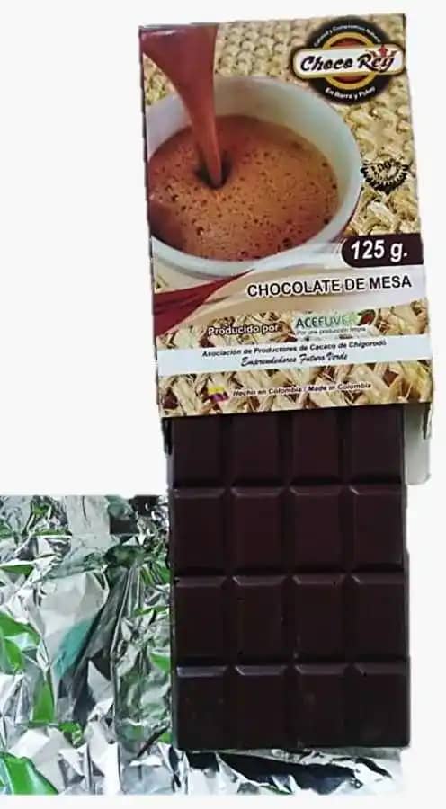 Chocolate de mesa 100% puro artesanal x 125 gr