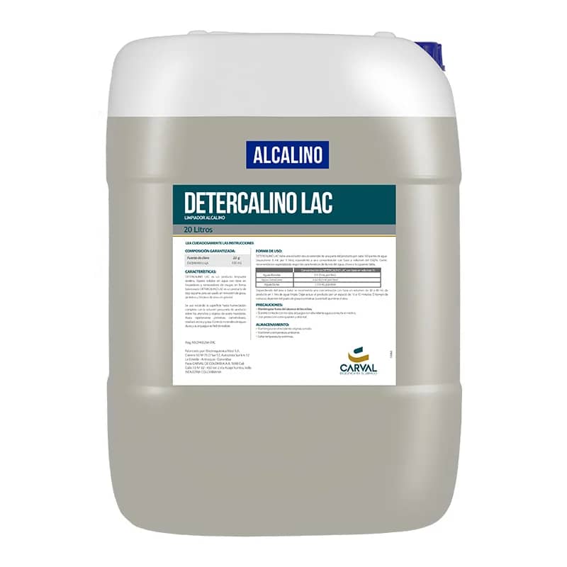 Detercalino LAC – Limpiador para sistemas de ordeño (20 L)