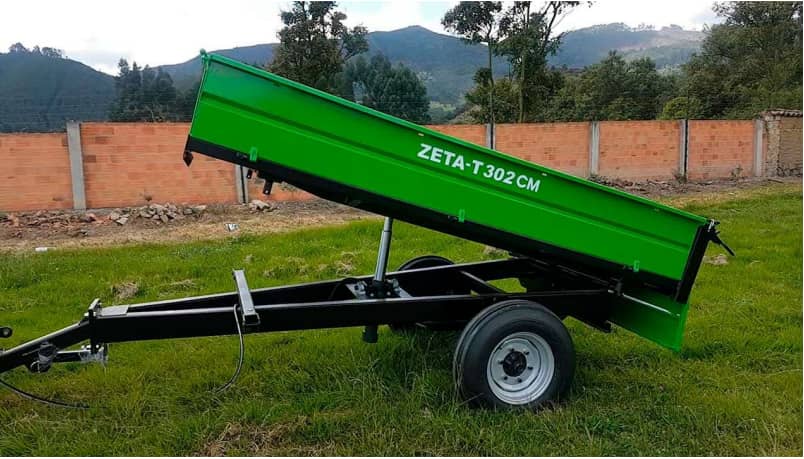 Remolque ZETA 311 LT | 2.2 Ton con volteo bilateral y trasero
