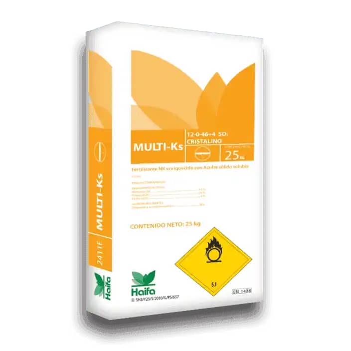 Fertilizante Nitrato de Potasio Soluble Haifa Poni KS x 25 Kg