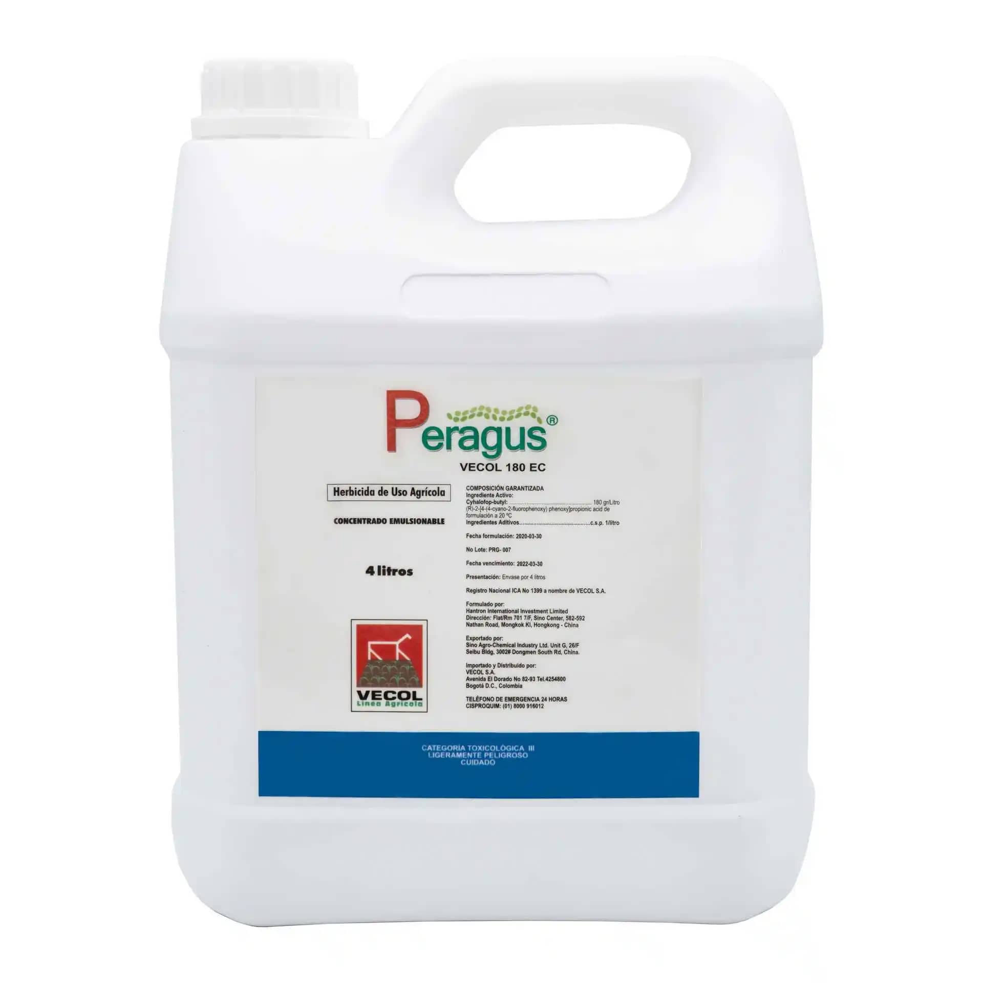 Herbicida selectivo Peragus Vecol 180 EC x 1 Lt
