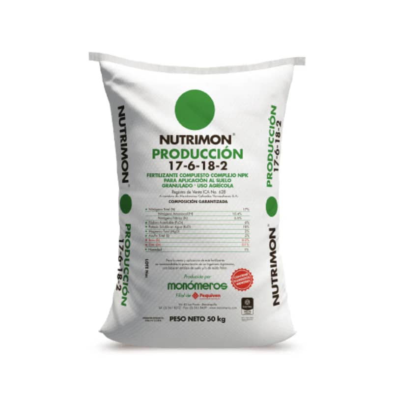 Nitrofer 17-6-18-2 50kg fertilizante alto potasio