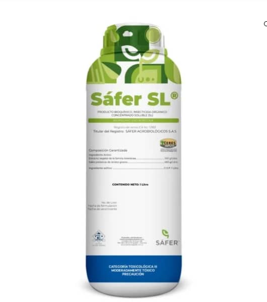 Safer SL – Insecticida orgánico biodegradable