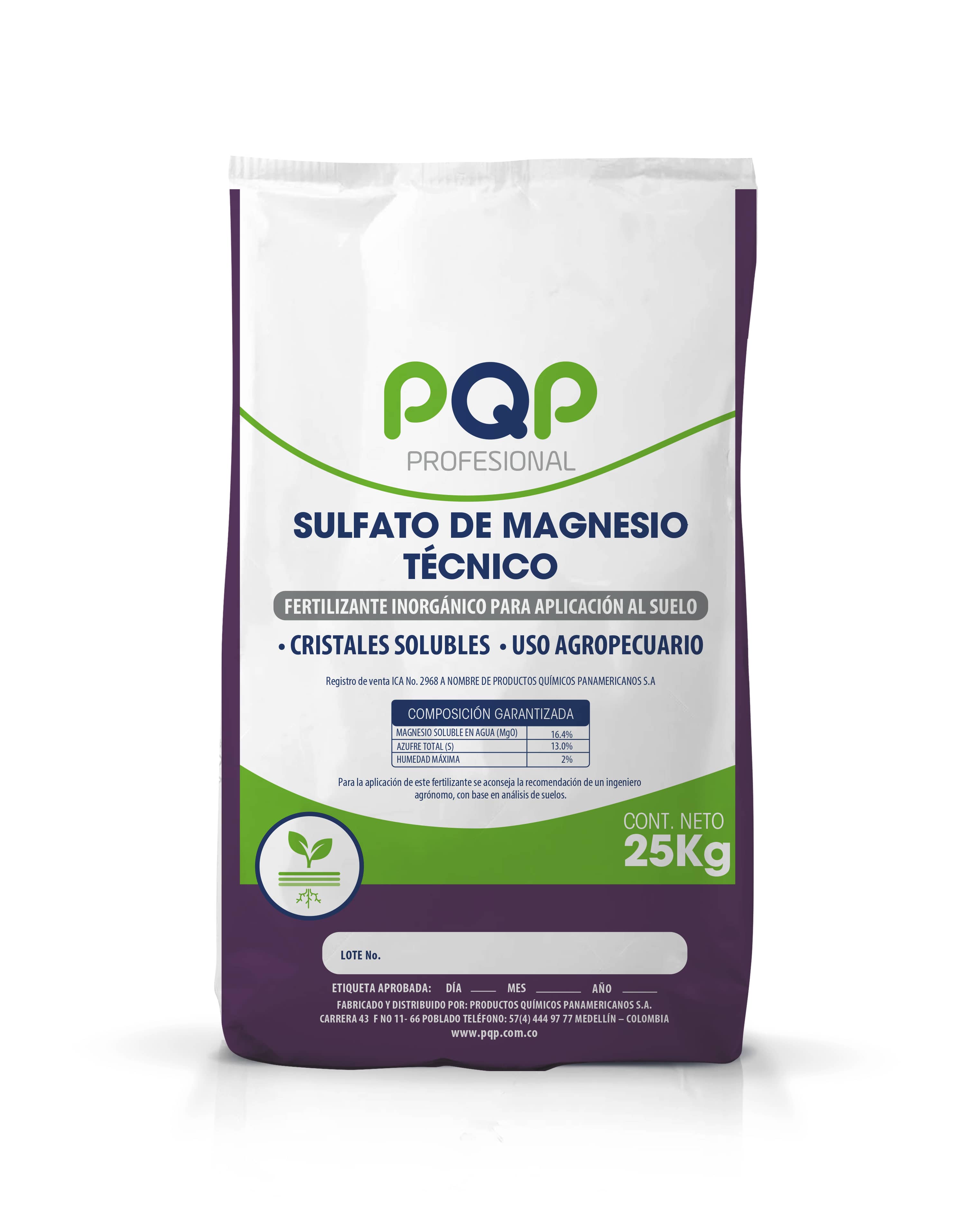 Sulfa Magnesio Técnico PQP - Fertilizante