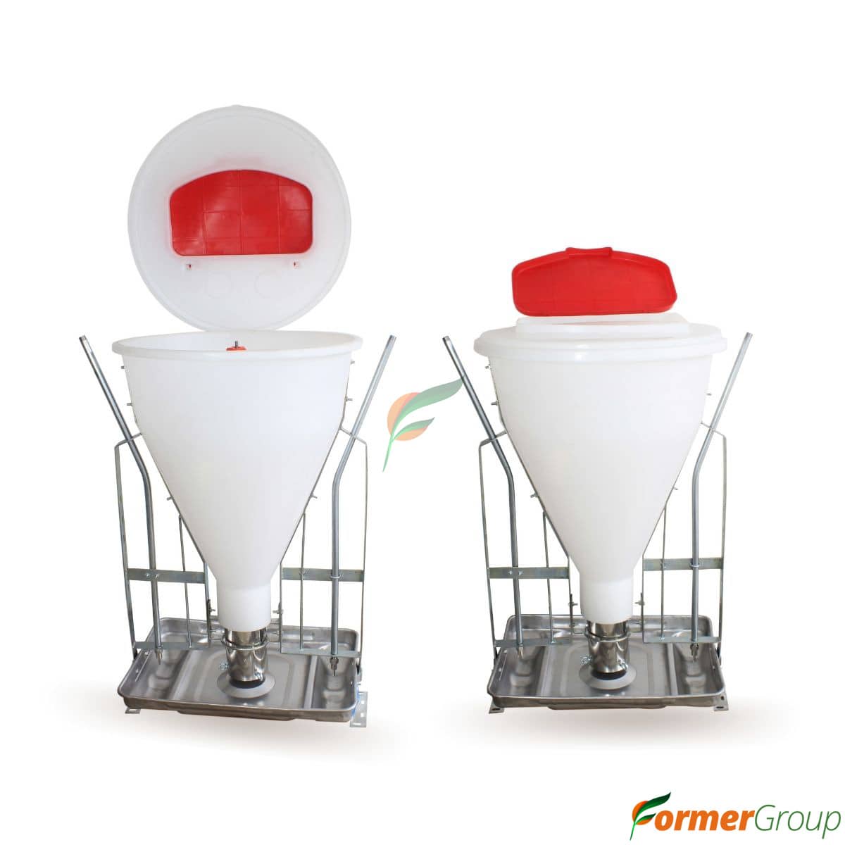 Comedero Cerdo Automático Tolva Seca Húmeda 100Lts