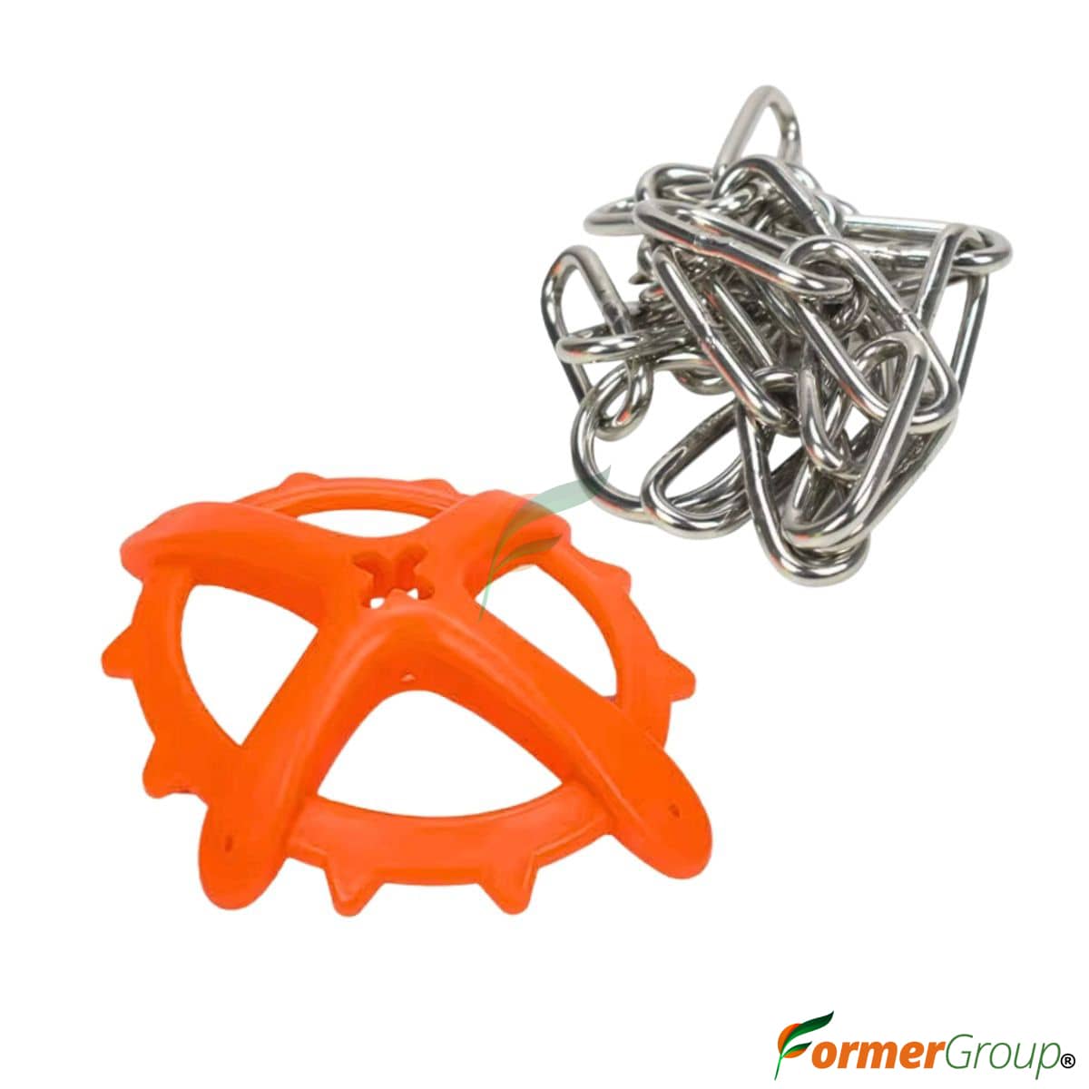 Juguete Plástico con Cadena para Lechones