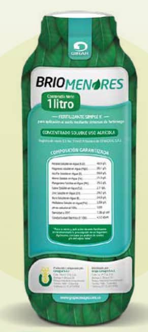 Fertilizante simple Briomenores x 4Lt