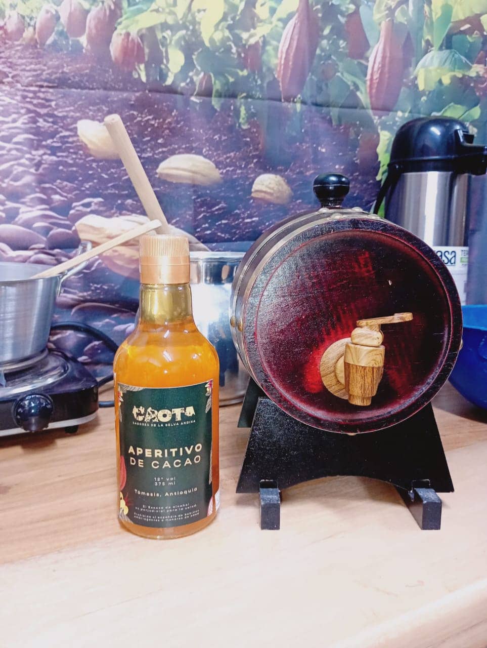 Aperitivo de cacao