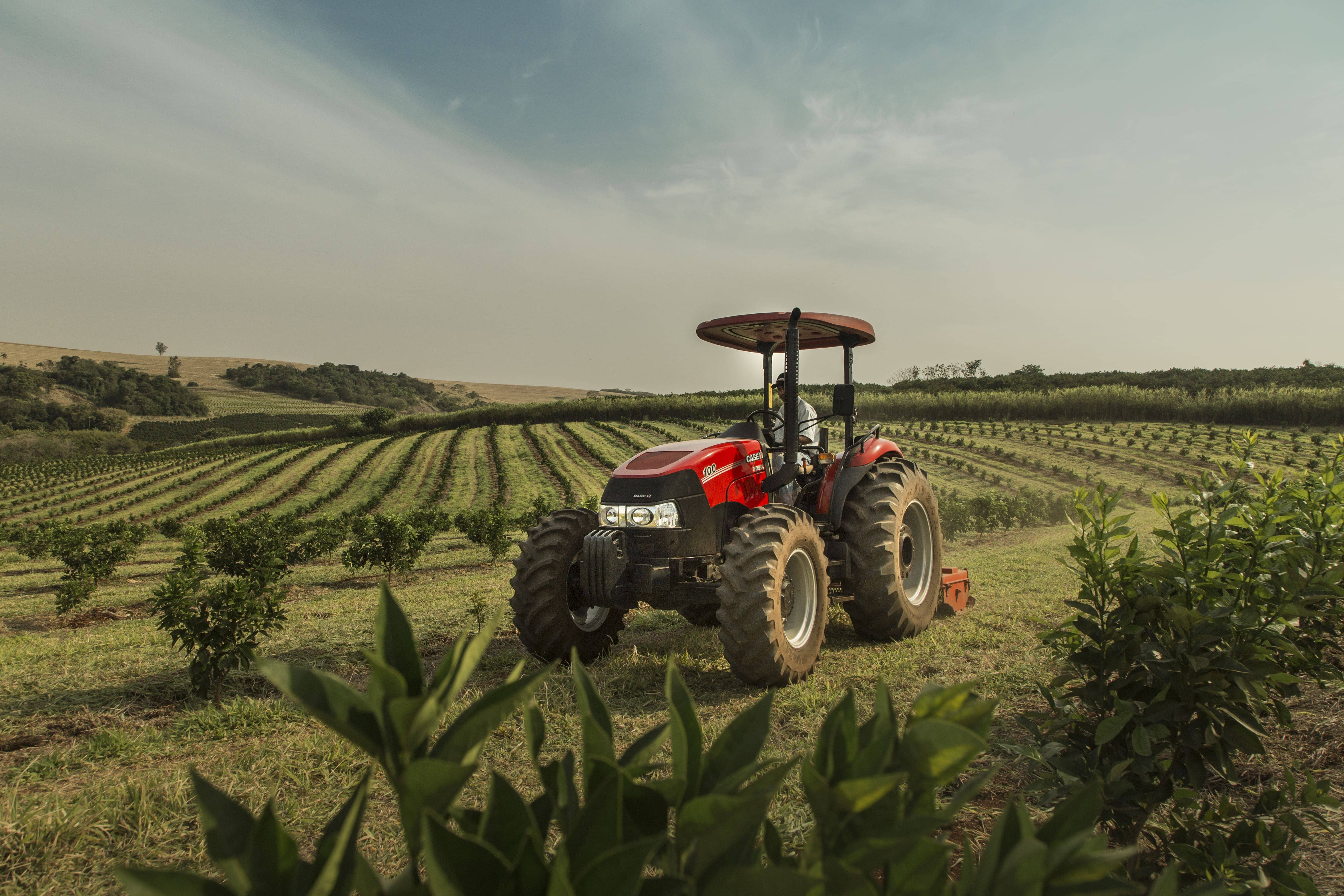 Tractor Farmall 100 ROPS con cargador Case IH