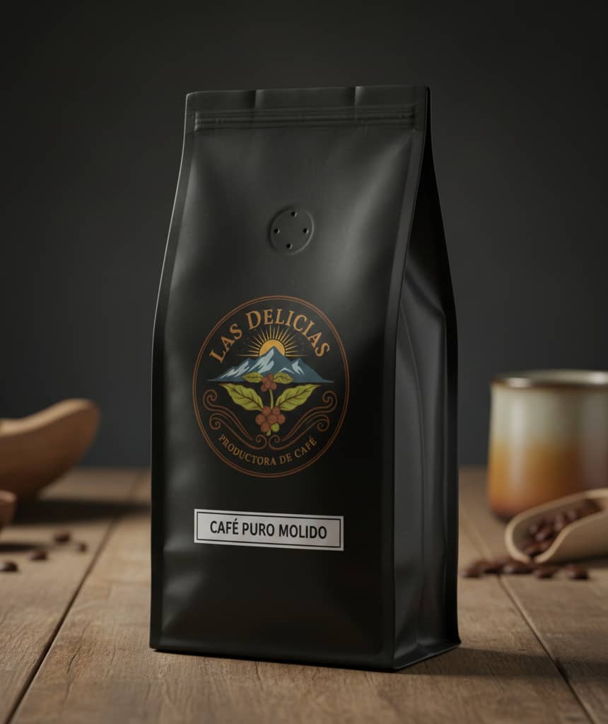 Café Puro Molido de Finca Las Delicias – Calidad de Origen