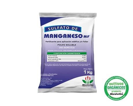 Fertilizante sulfato de manganeso x 1 Kg