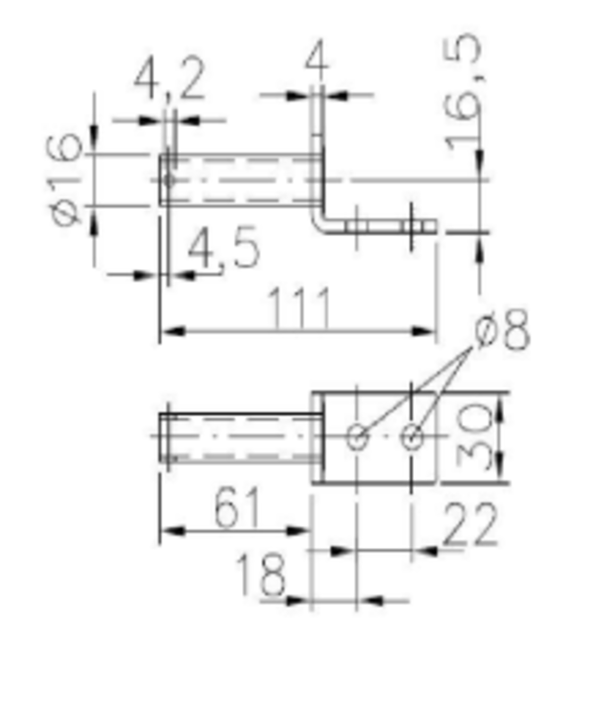 Bisagra Macho BSCHG 10-17-A