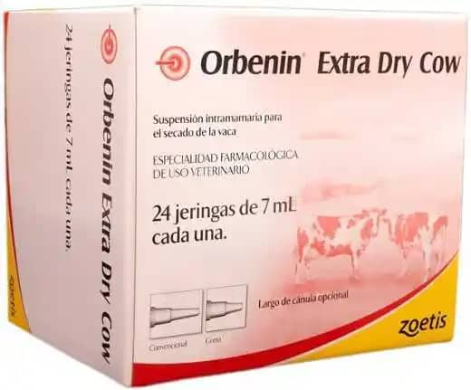 Antibiótico Orbenin® Extra Dry Cow x 24 jeringas- Zoetis