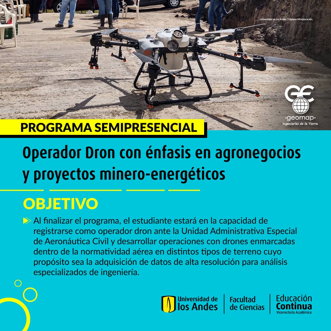 Curso Operador Dron con enfoque en Ingeniería