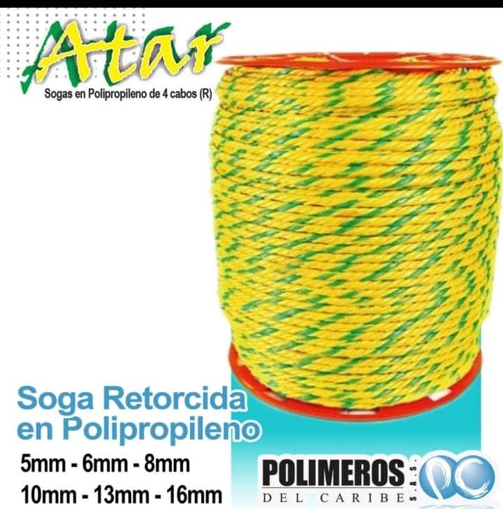 Soga retorcida Atar 3mm x 1.000mt | Resistencia y flexibilidad