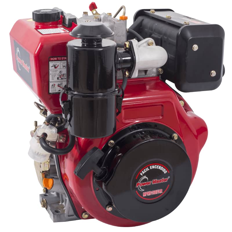 Motor Diésel 12Hp 3600 RPM eje Cuña/Rosca compacto y potente