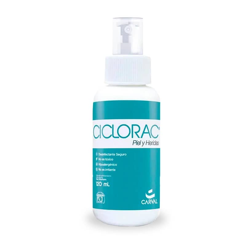 Ciclorac HOCl antimicrobiano – 120 ml | Carval