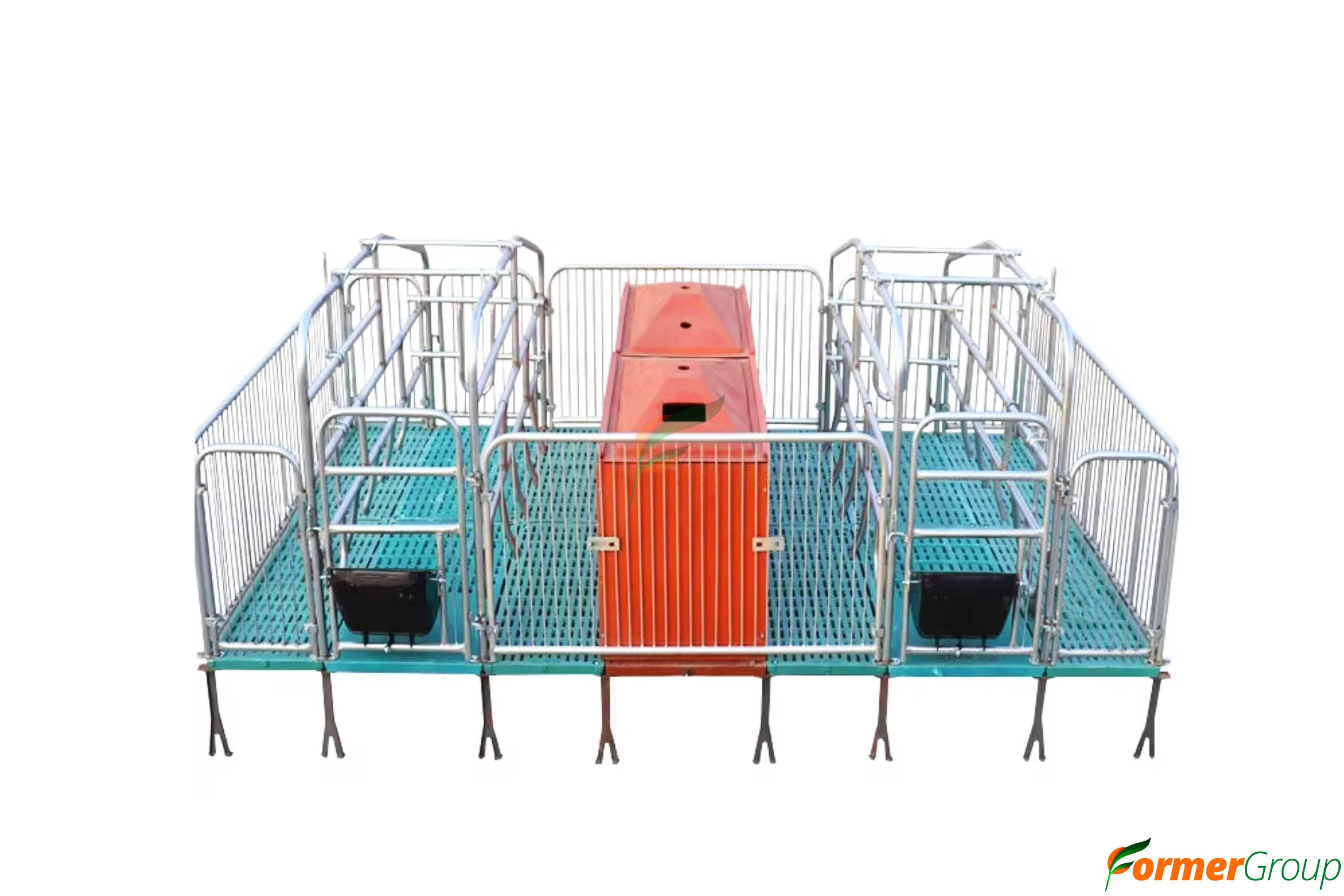 Jaula Paridera Doble Cerdas en Acero Galvanizado BMC