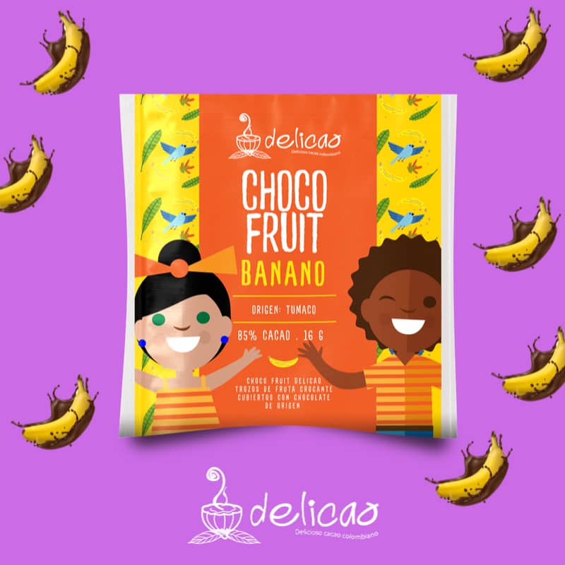 Choco Fruit de Banano 70% x 25 Gr