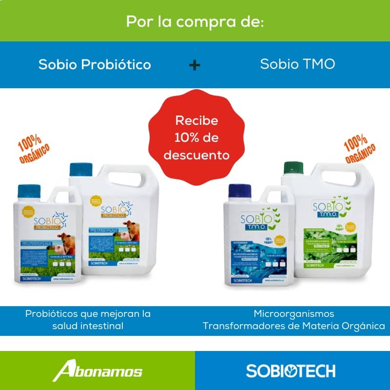 Combo Sobio Probiótico 20 Lt + Sobio TMO 20 Lt