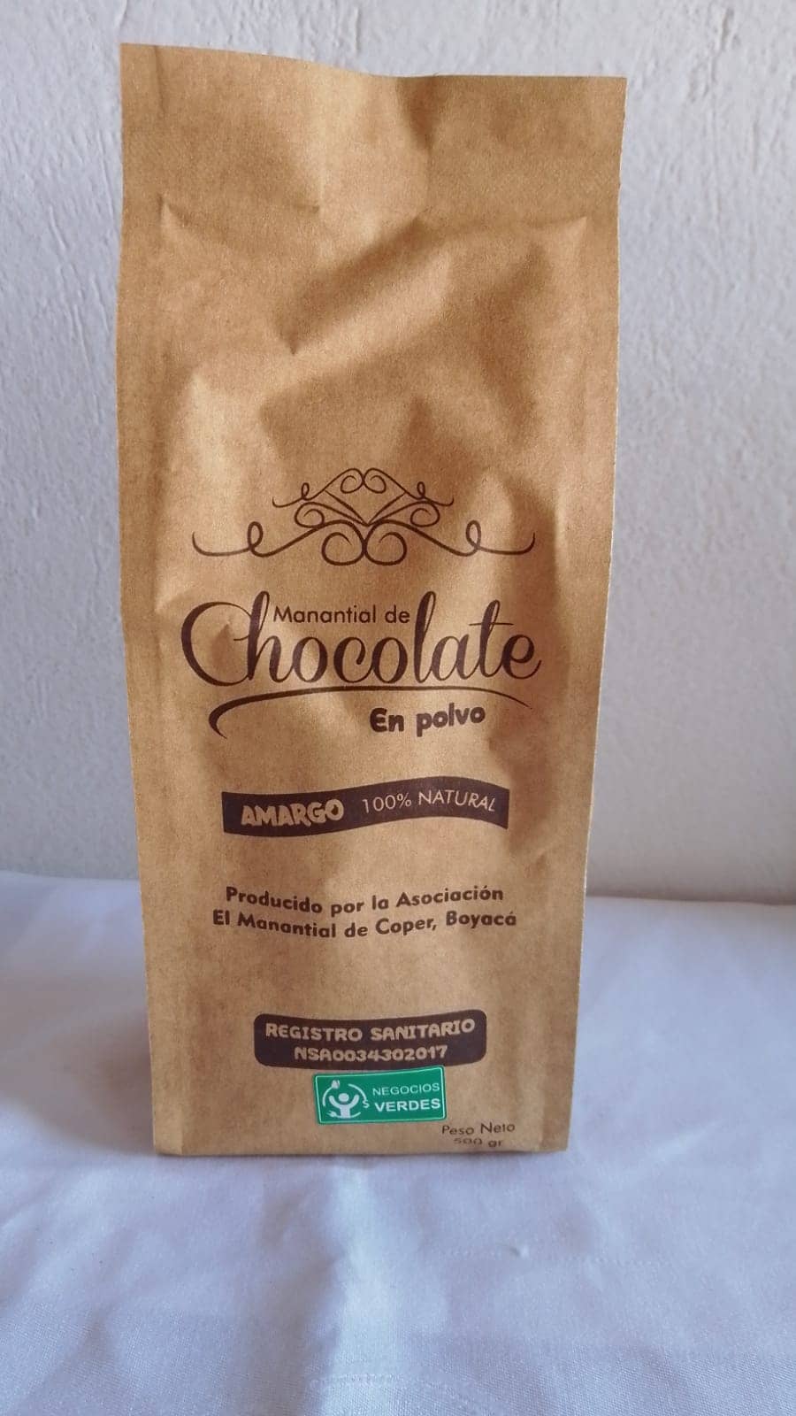 Chocolate Amargo en Polvo al 100% x 500 Gr