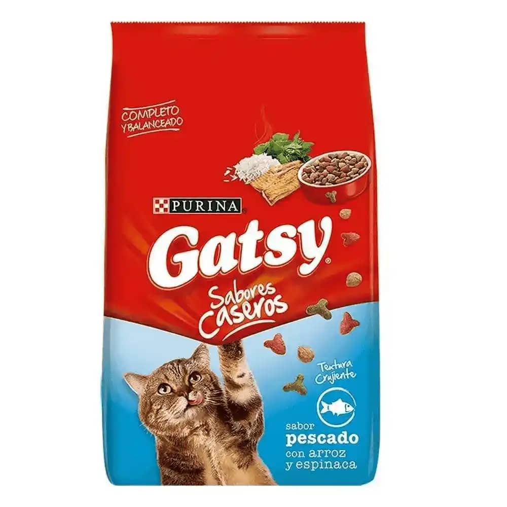 Comida para gatos Gatsy pescado, arroz y espinaca x 17 kg