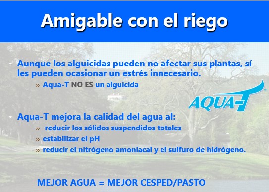 Aqua-T, Tratamiento biológico para estanques, lagos y lagunas. Envase x 2 bolsas (1 libra)