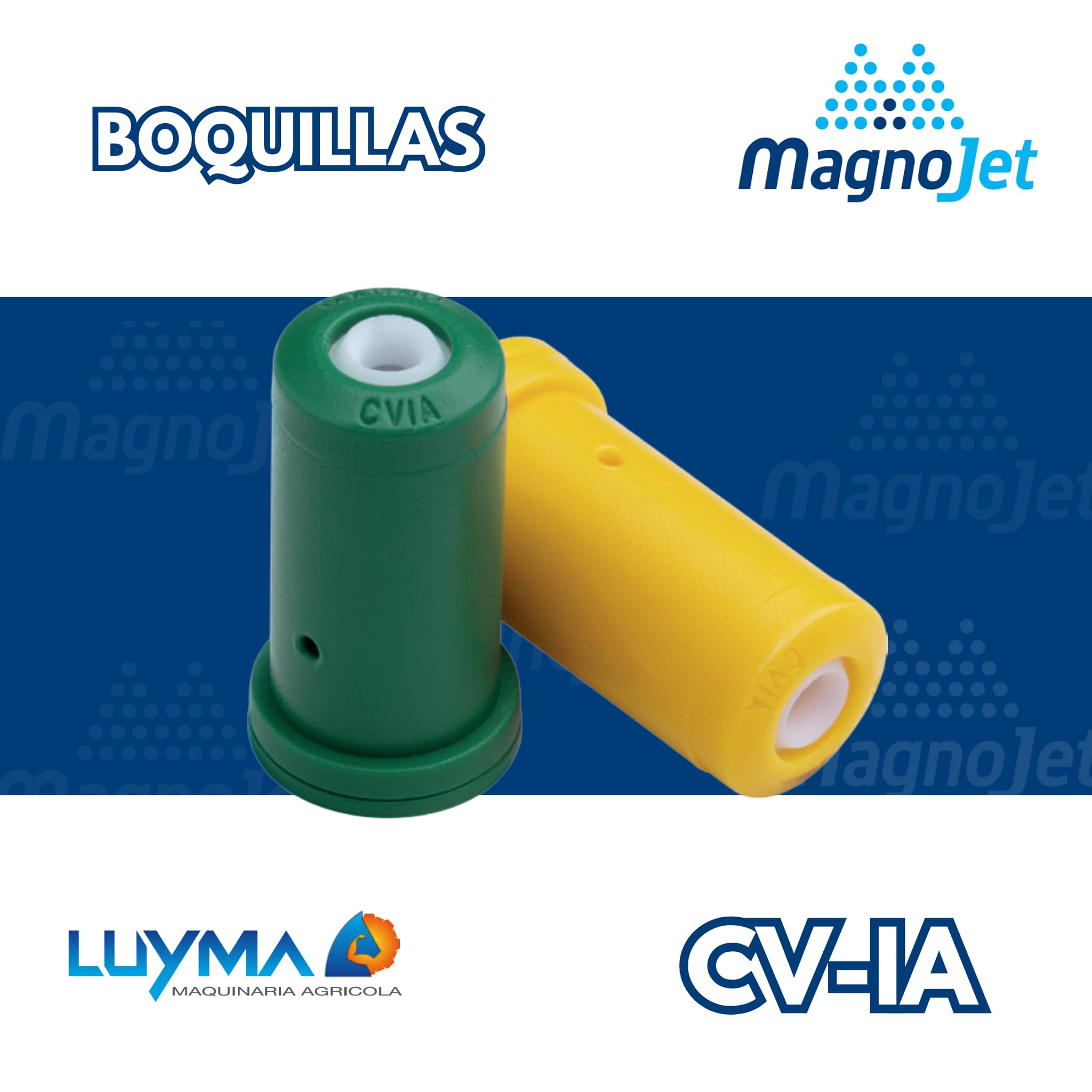 Boquilla Magnojet CV-IA Cono Hueco 100° | Antideriva para Fumigadora