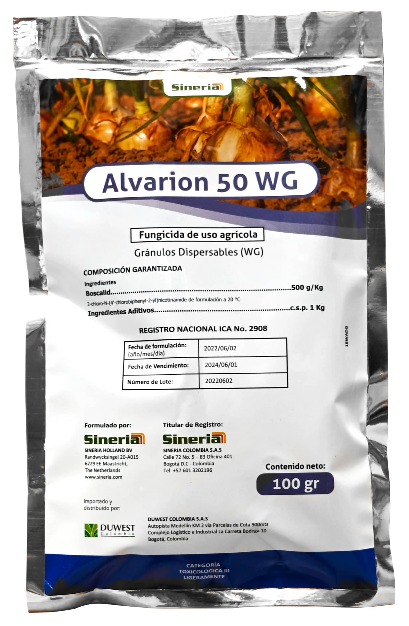 Fungicida Alvarion 50 WG x 100 Gr