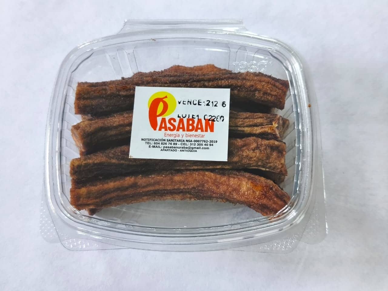 Caja de Banana Pasa