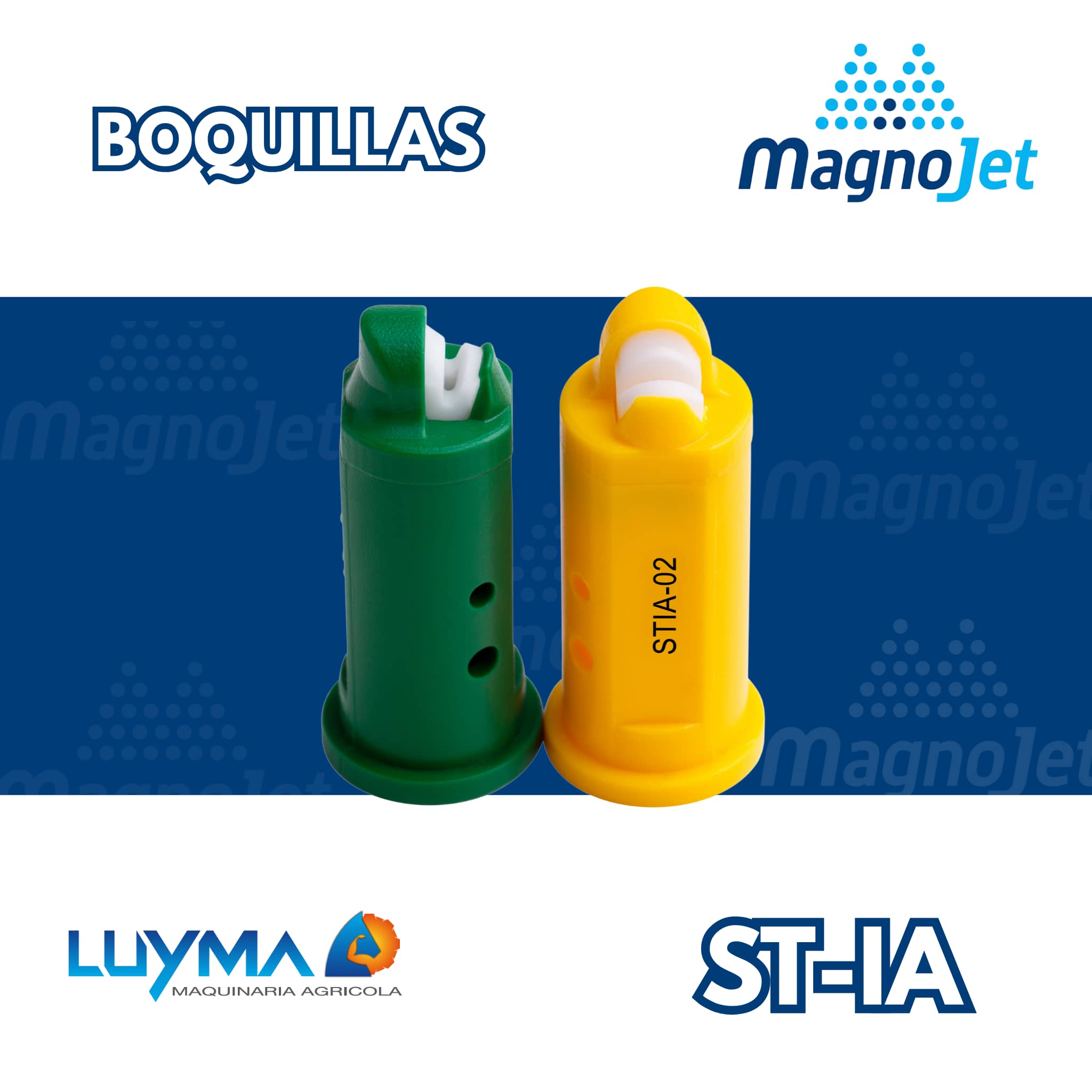 Boquilla Magnojet STIA 140° IA Cerámica Antideriva