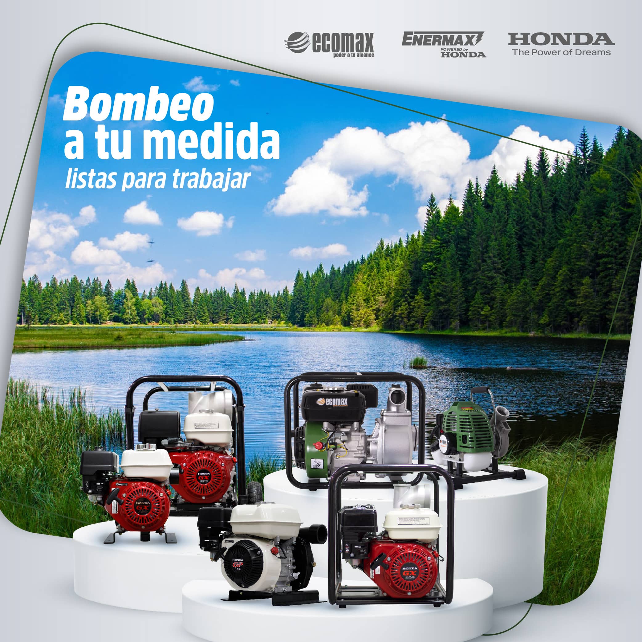 Motobomba Alta presión Diesel 3x3 - MBD30H