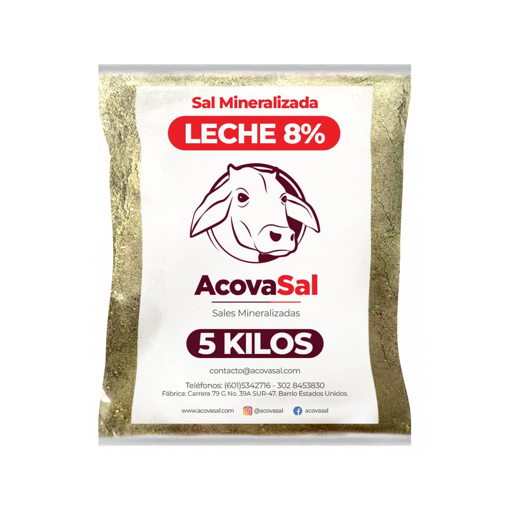 Sal Mineralizada Premium Leche 8 % x 5 Kg