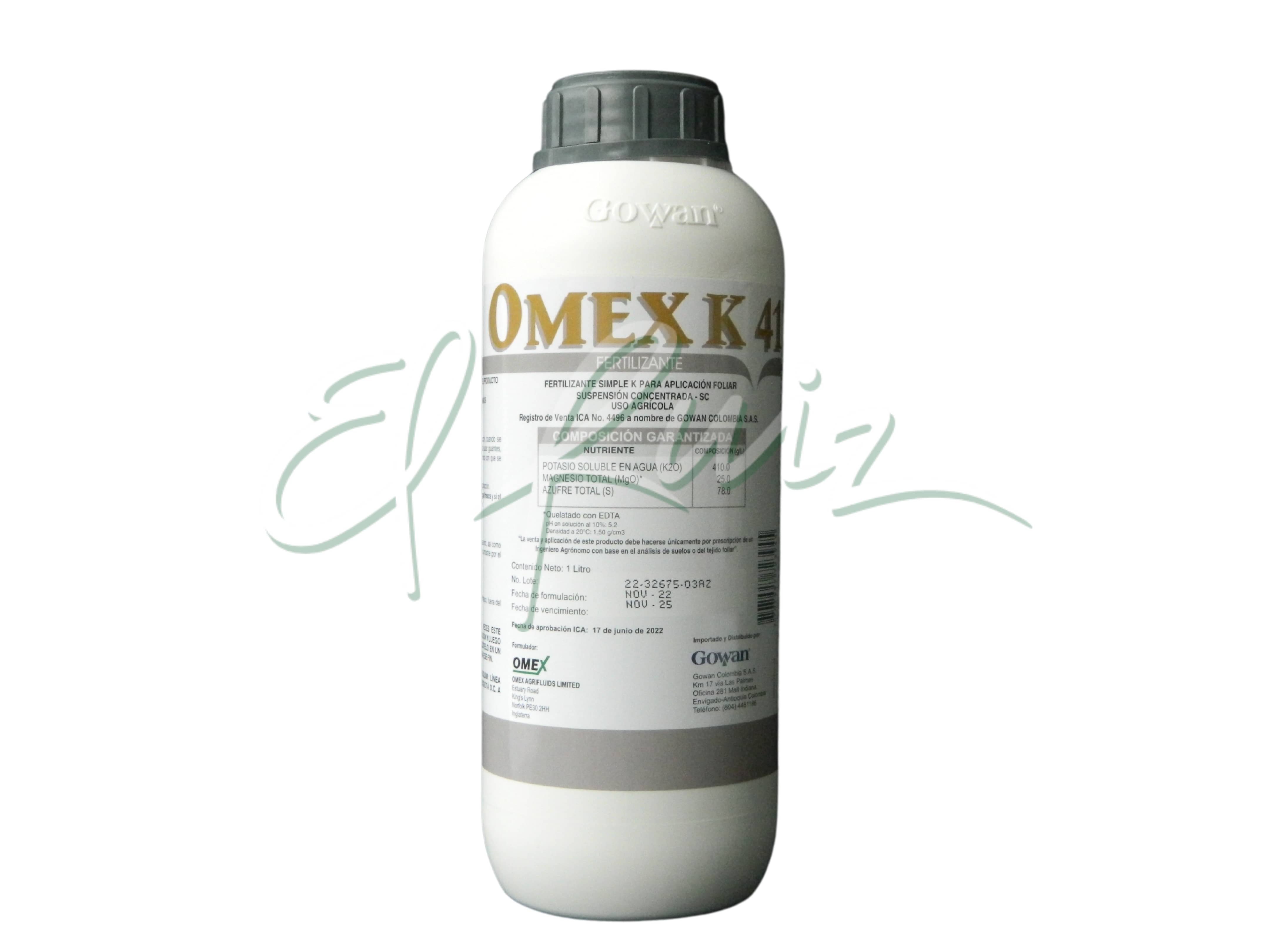 Fertilizante Omex K 41 x 1 Lt - Gowan